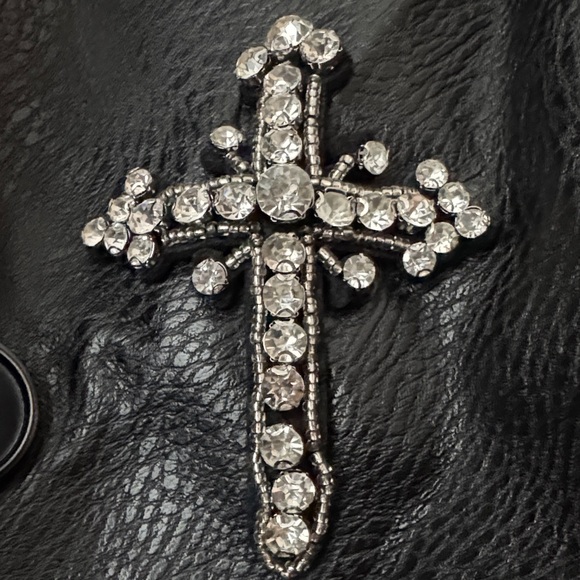 AKIRA Sleek Black Leather Jacket - Picture 4 of 4